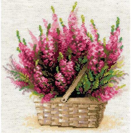Scottish Heather Flowers - Cross Stitch Kit