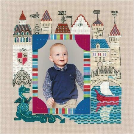Photo Frame Knights Castle - Cross Stitch Kit