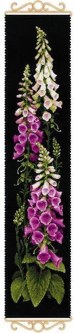Foxgloves Flowers - Cross Stitch Kit