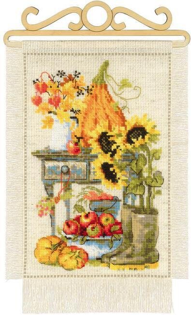 Autumn Cottage Garden - Cross Stitch Kit