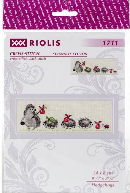 Hedgehogs - Cross Stitch Kit