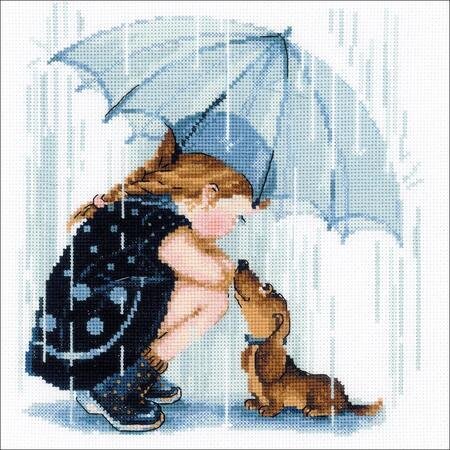 Under My Umbrella - Cross Stitch Kit