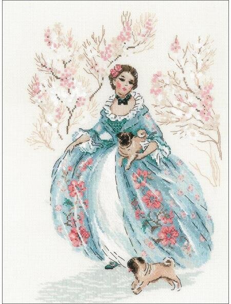 Rococo Stroll - Cross Stitch Kit
