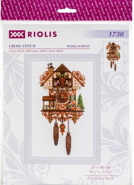 Cuckoo Clock - Cross Stitch Kit