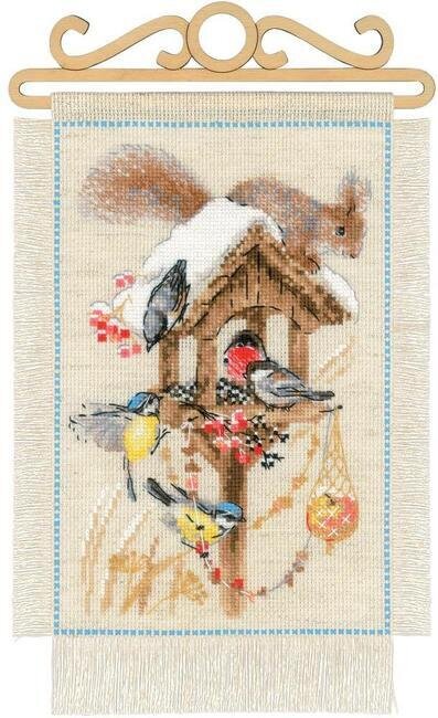 Cottage Garden In Winter - Cross Stitch Kit
