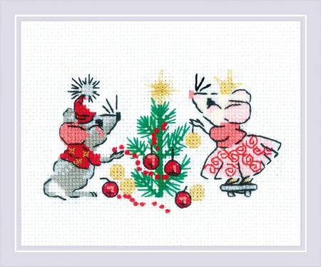 Waiting for a Holiday - Christmas Cross Stitch Kit