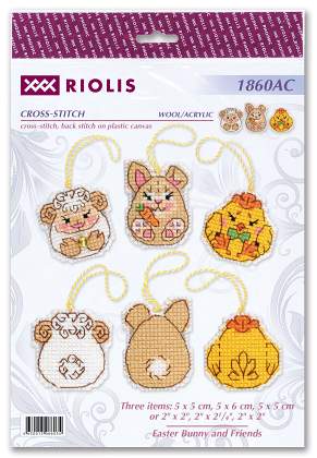 Easter Bunny and Friends - Cross Stitch Kit