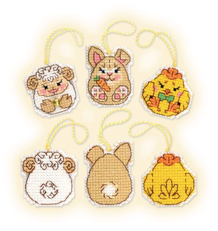 Easter Bunny and Friends - Cross Stitch Kit