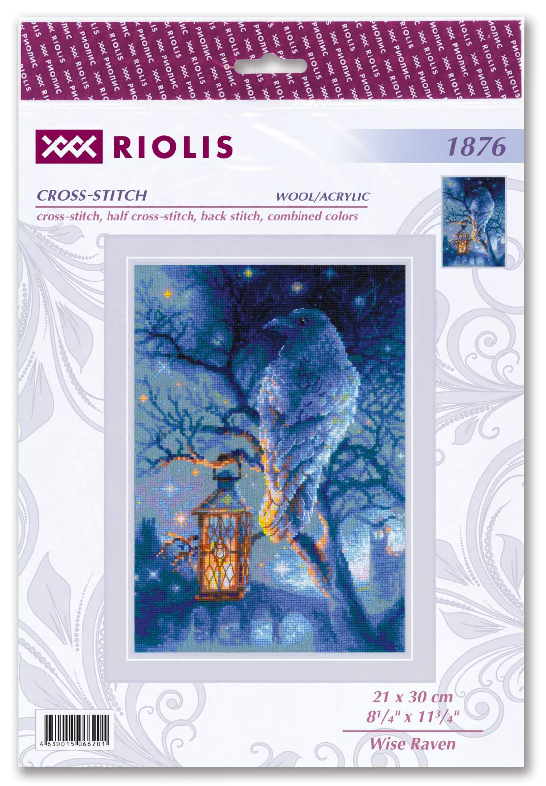 Wise Raven - Cross Stitch Kit
