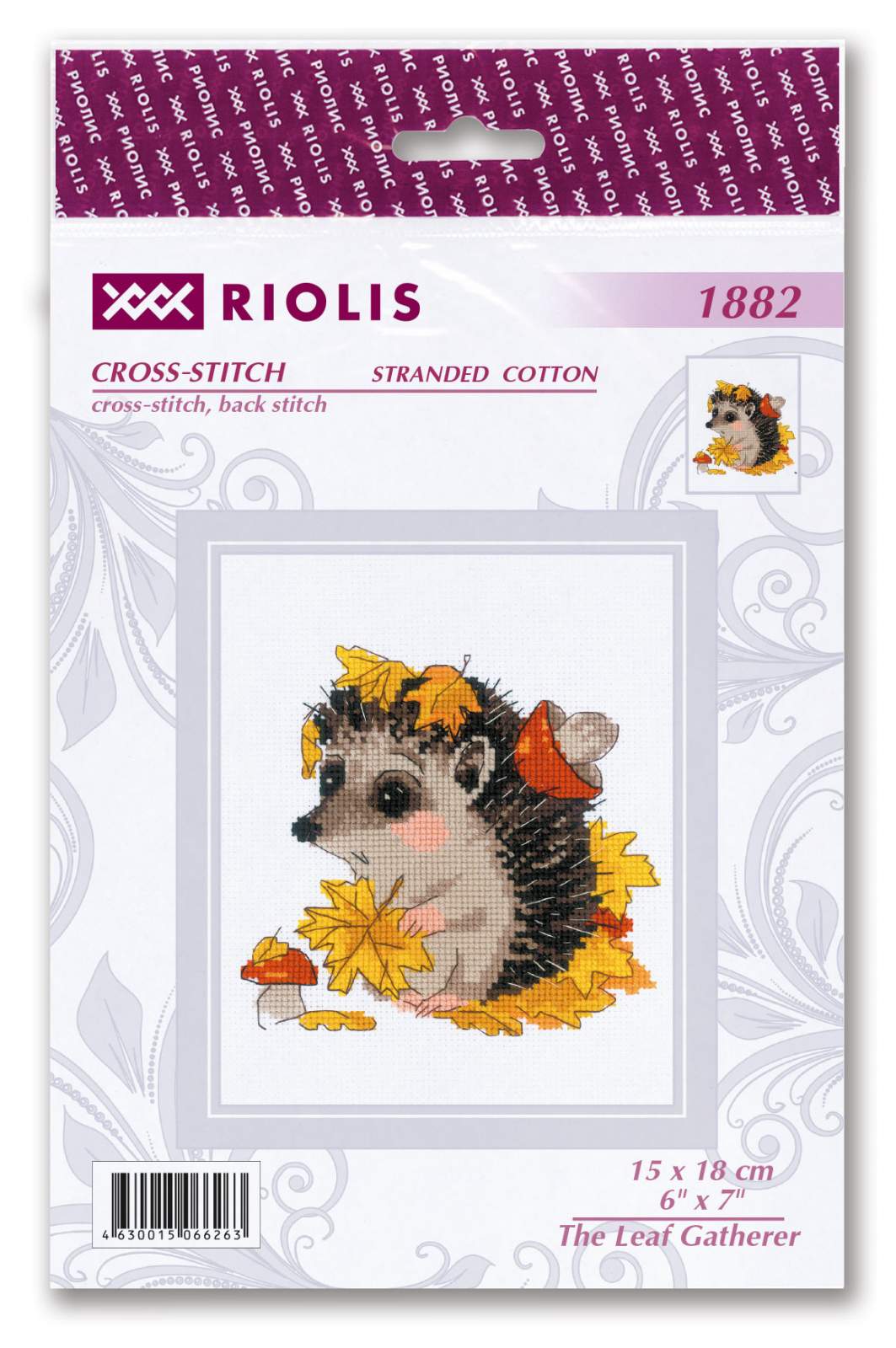 The Leaf Gatherer - Cross Stitch Kit