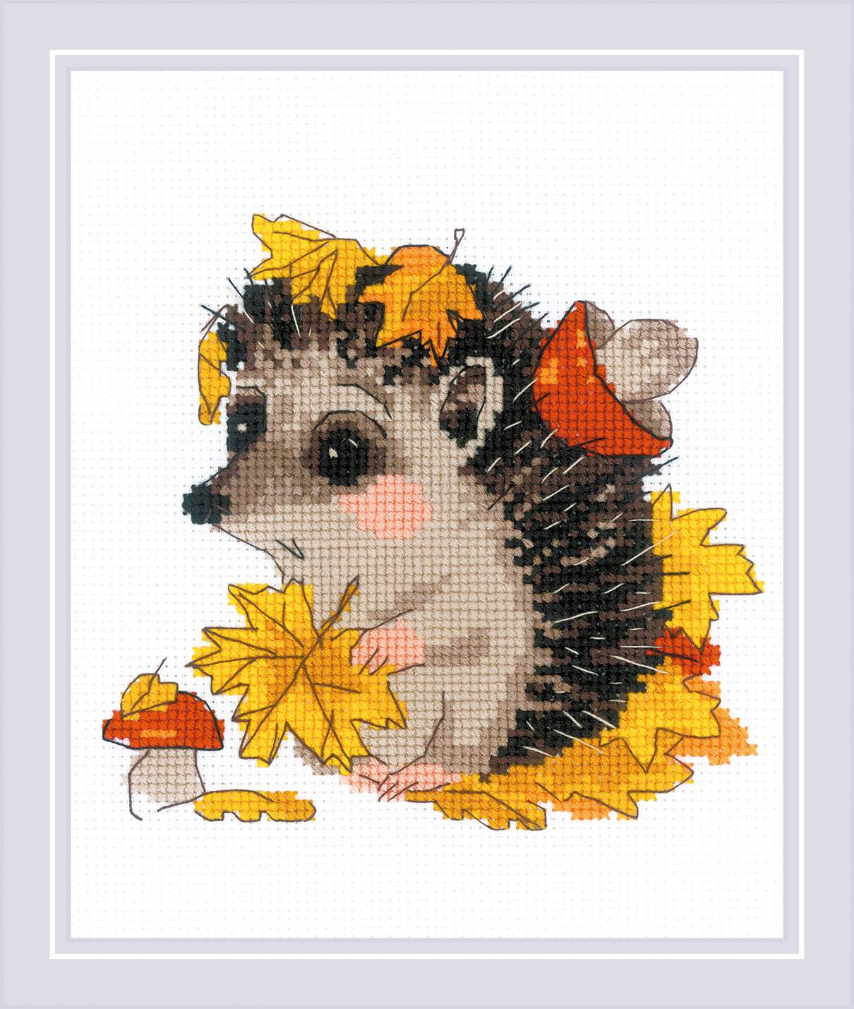 The Leaf Gatherer - Cross Stitch Kit
