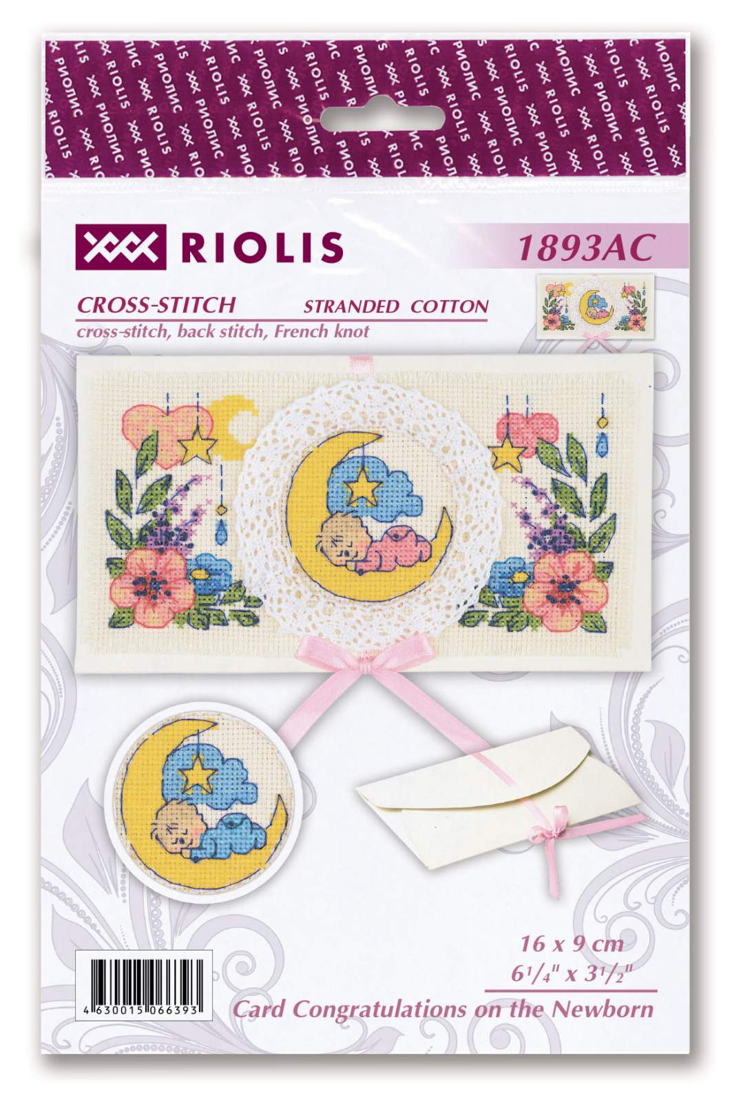 Newborn Congratulations - Cross Stitch Kit