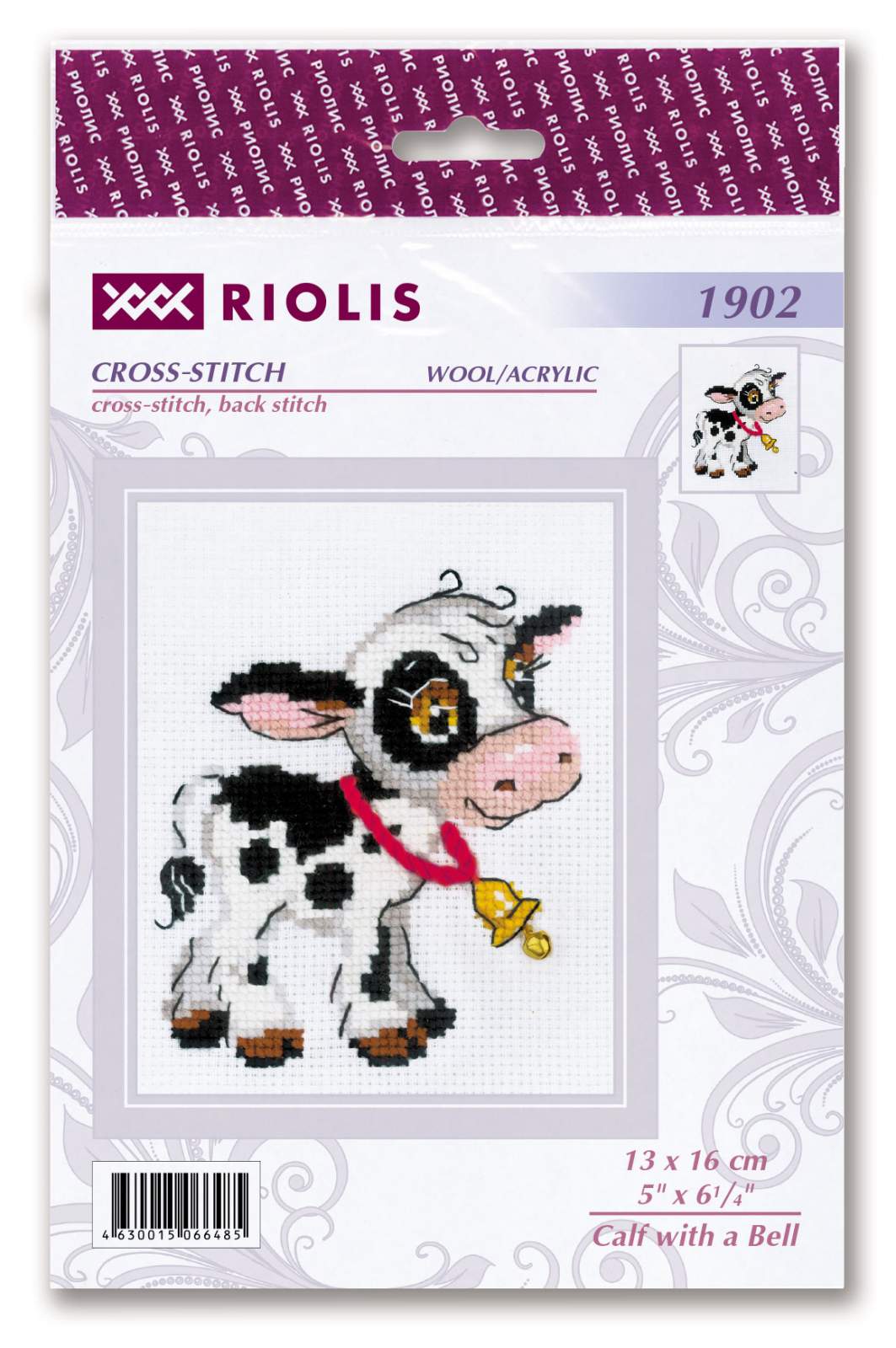 Calf with a Bell - Cross Stitch Kit