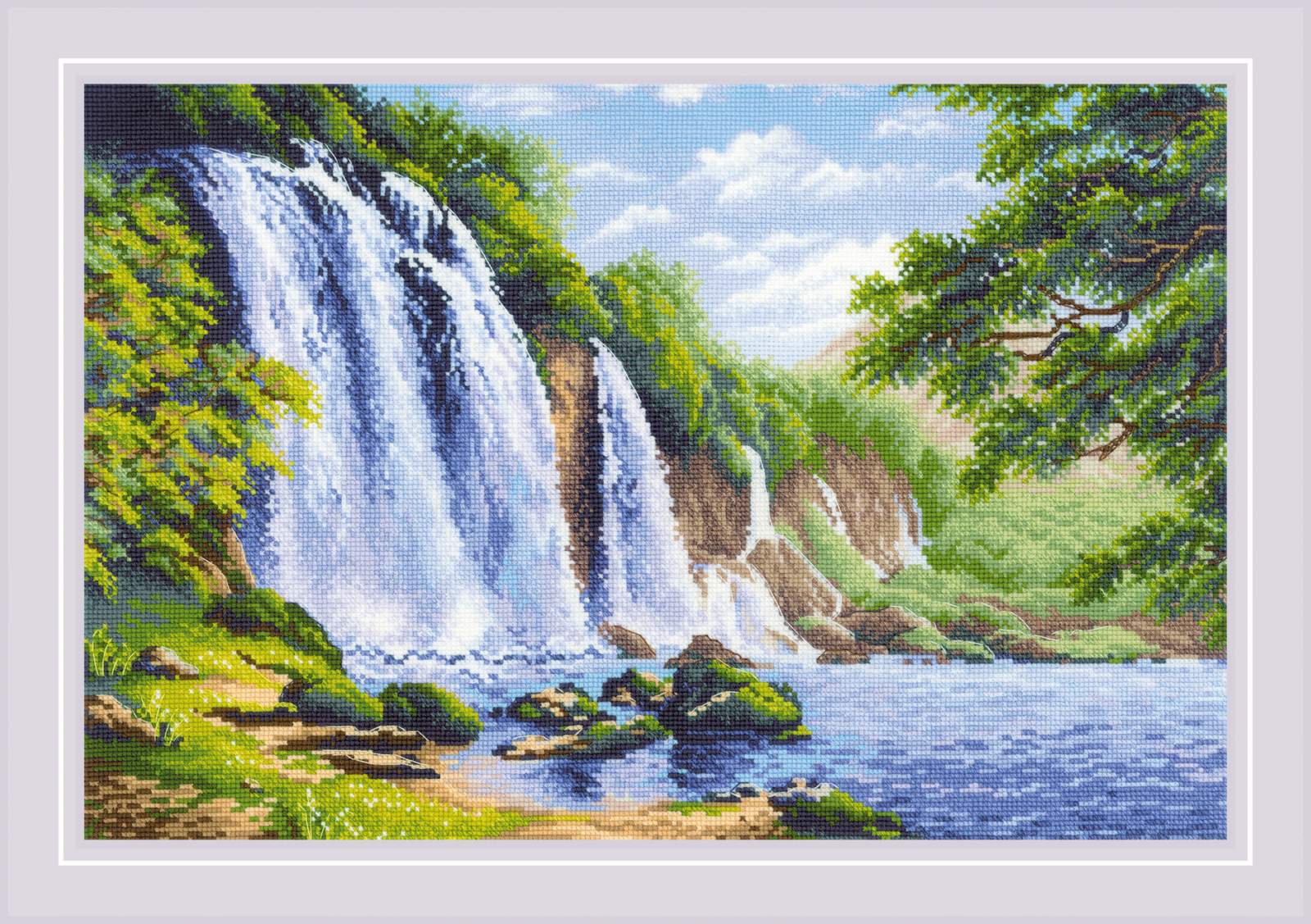 Waterfall Music - Cross Stitch Kit