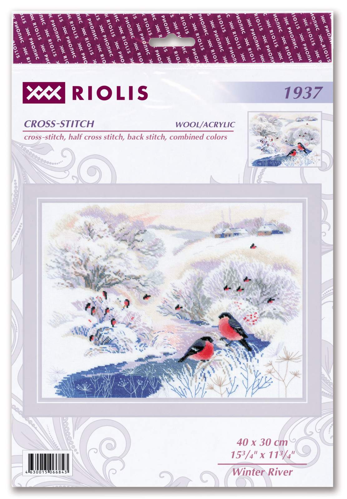 Winter River - Cross Stitch Kit