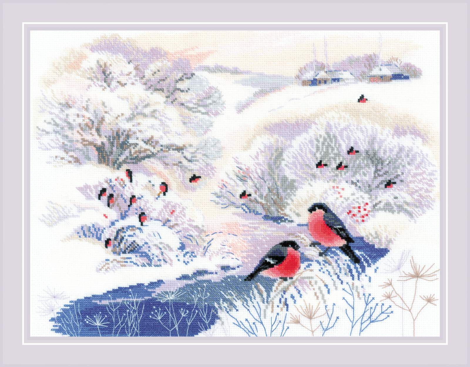 Winter River - Cross Stitch Kit