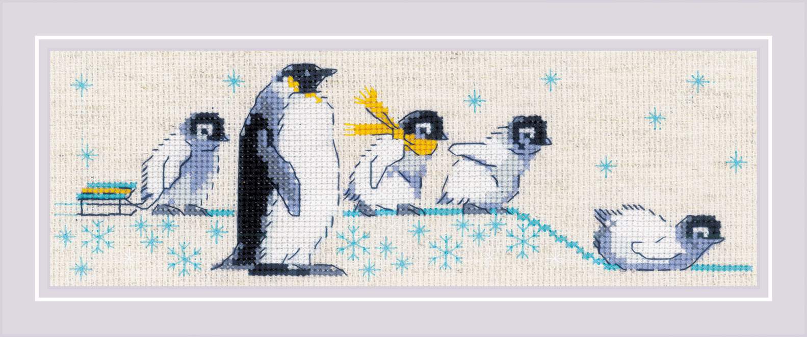 Penguins - Cross Stitch Kit