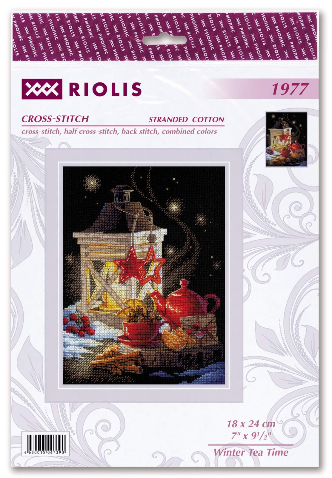 Winter Tea Time - Cross Stitch Kit