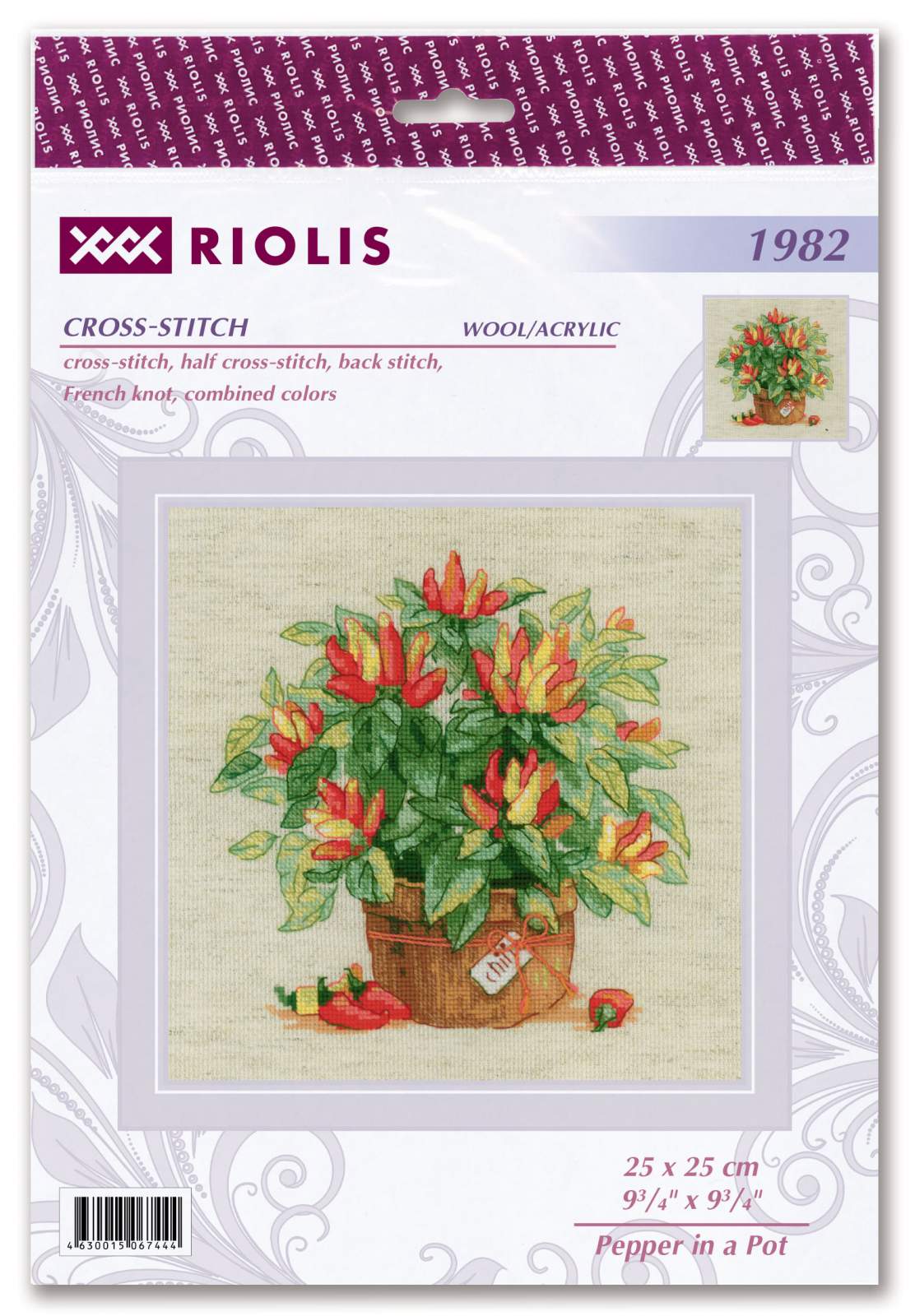 Pepper In A Pot - Cross Stitch Kit