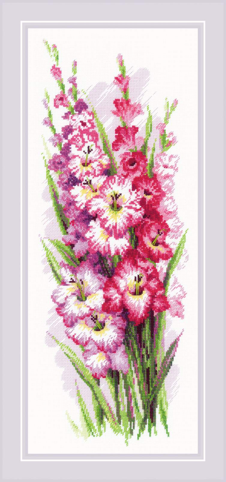 Charming Gladioli - Cross Stitch Kit
