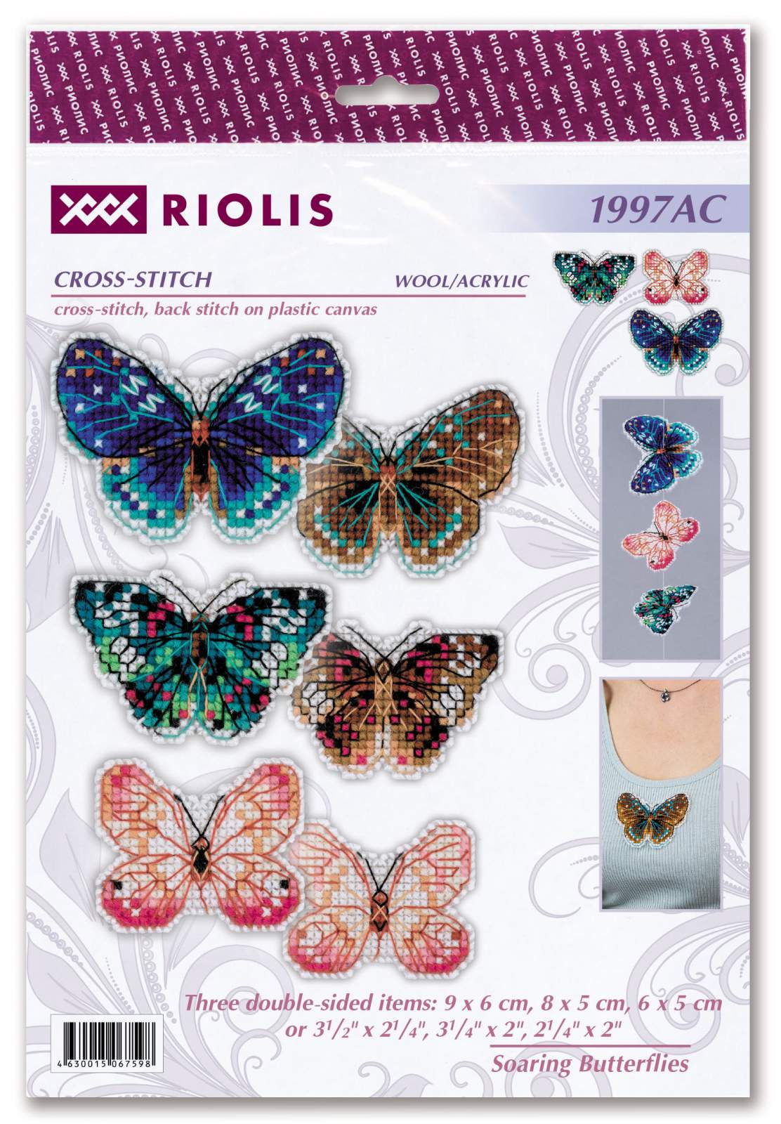 Soaring Butterflies - Cross Stitch Kit 