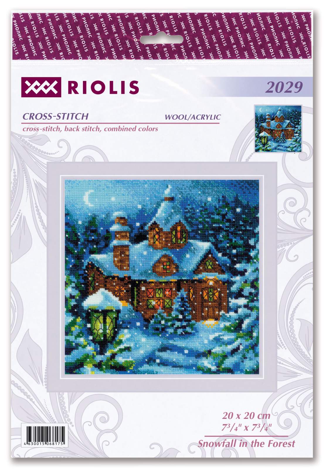 Snowfall in the Forest - Cross Stitch Kit