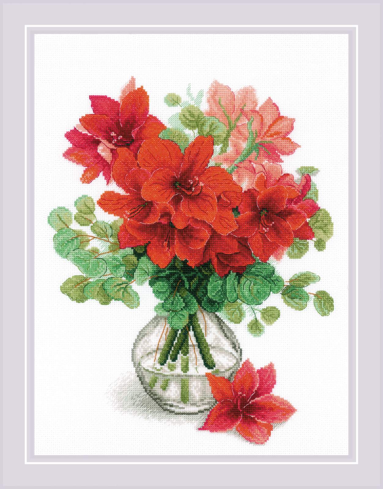 Amaryllis - Cross Stitch Kit