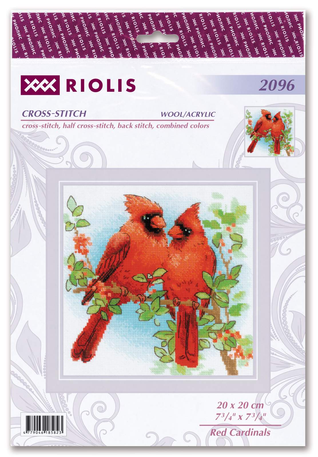 Red Cardinals - Cross Stitch Kit 