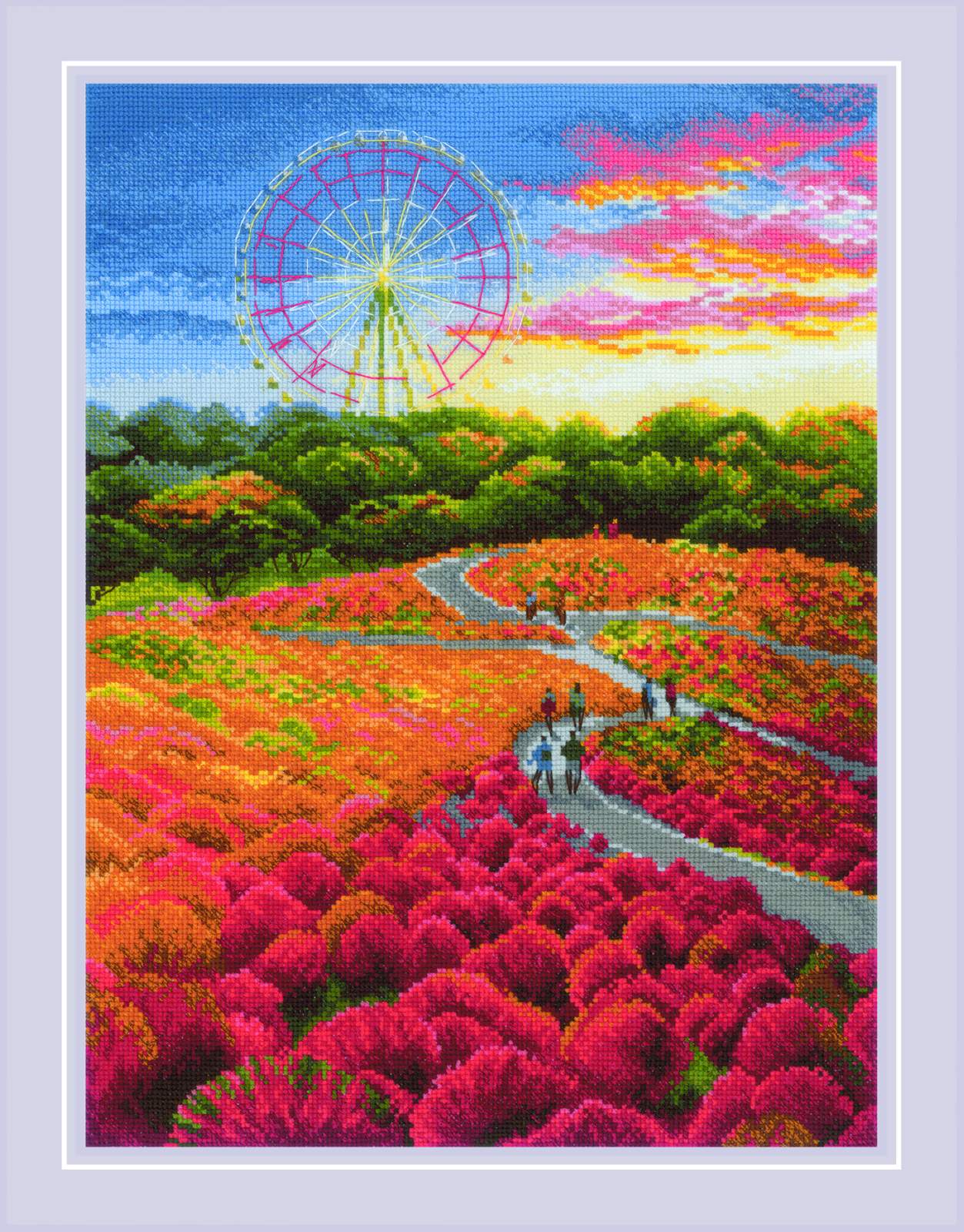 Hitachi Seaside Park - Cross Stitch Kit
