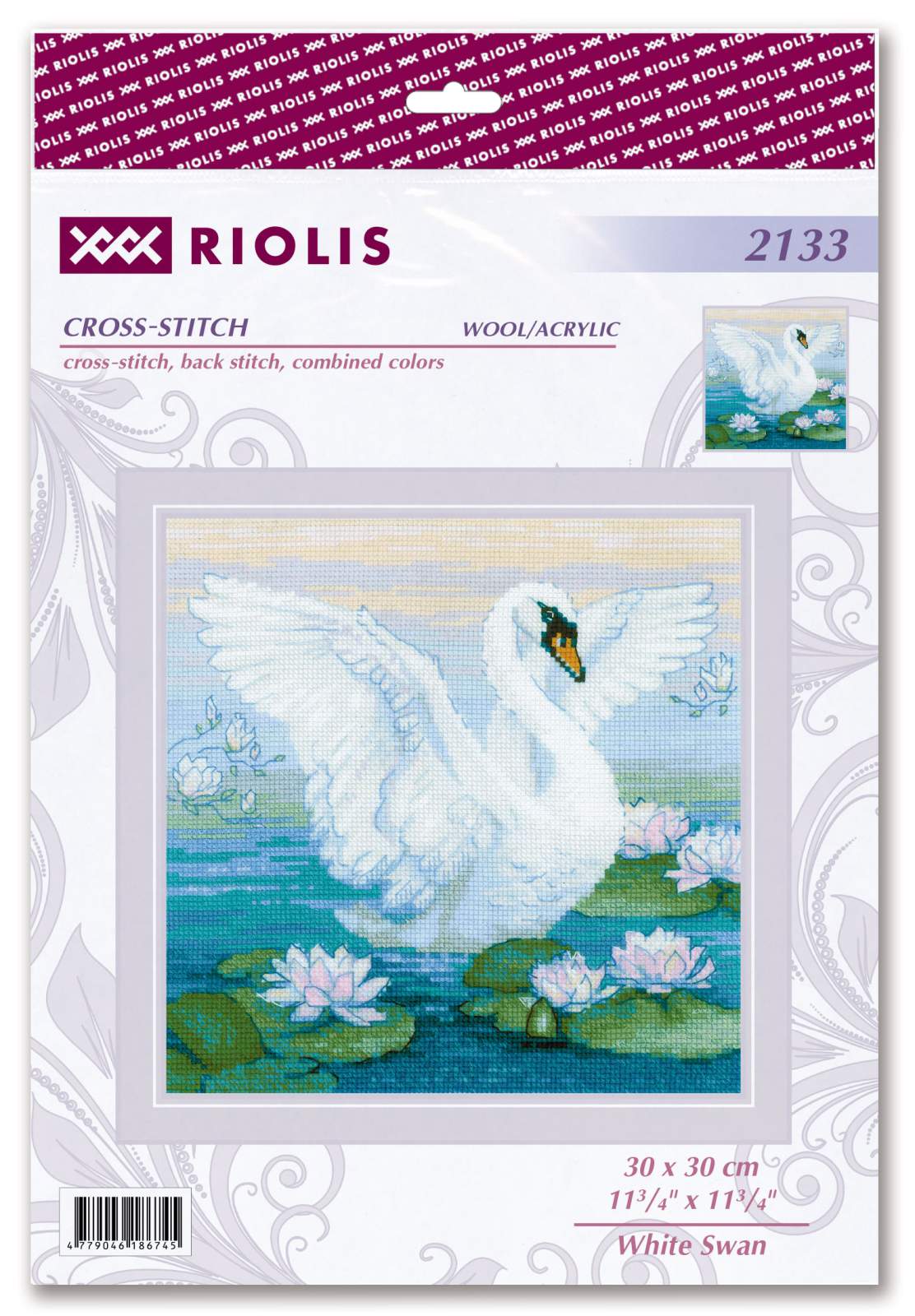 White Swan - Cross Stitch Kit