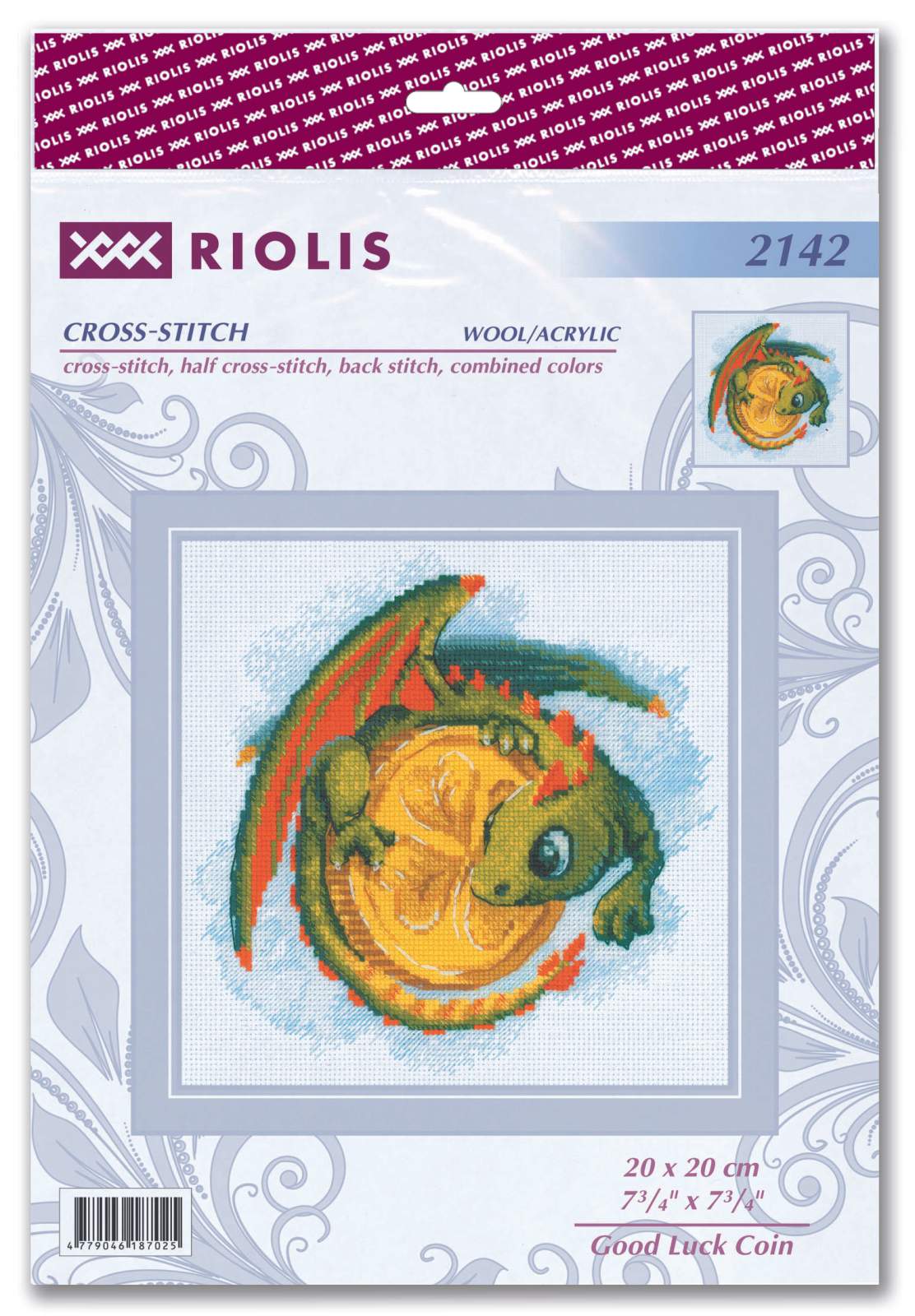 Good Luck Coin - Cross Stitch Kit