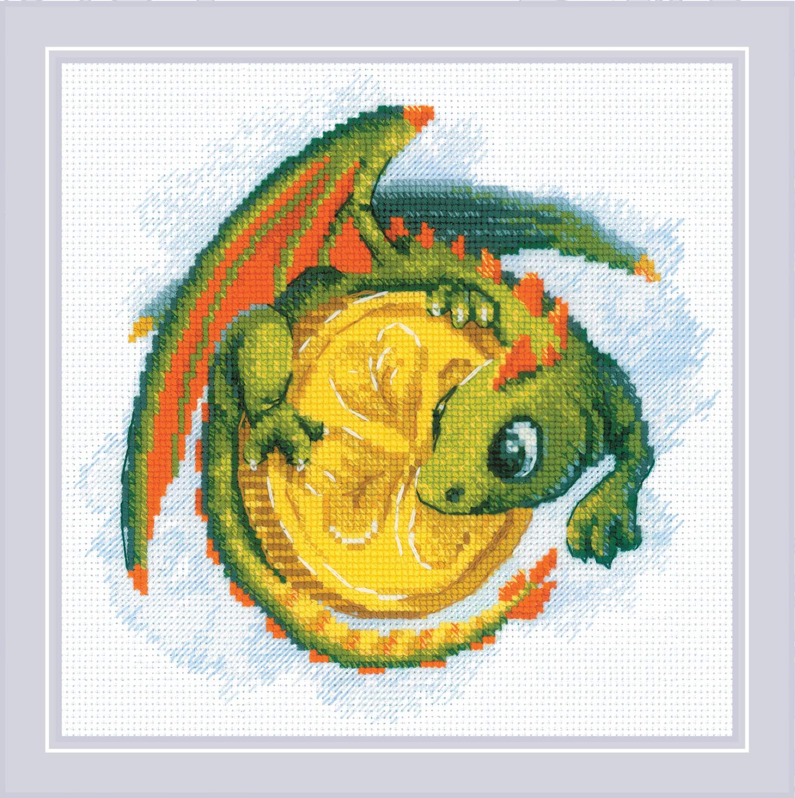 Good Luck Coin - Cross Stitch Kit