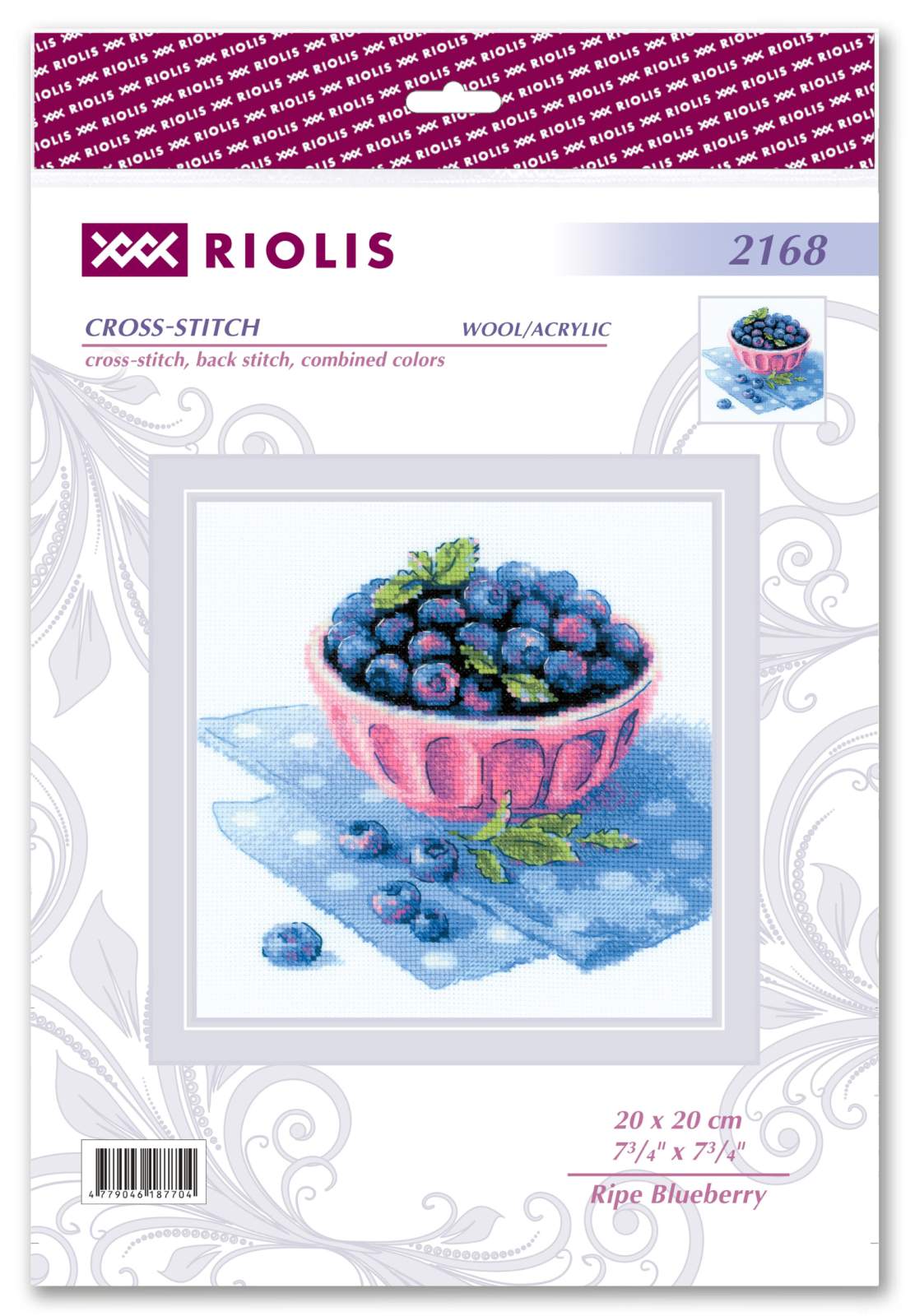 Ripe Blueberry - Cross Stitch Kit
