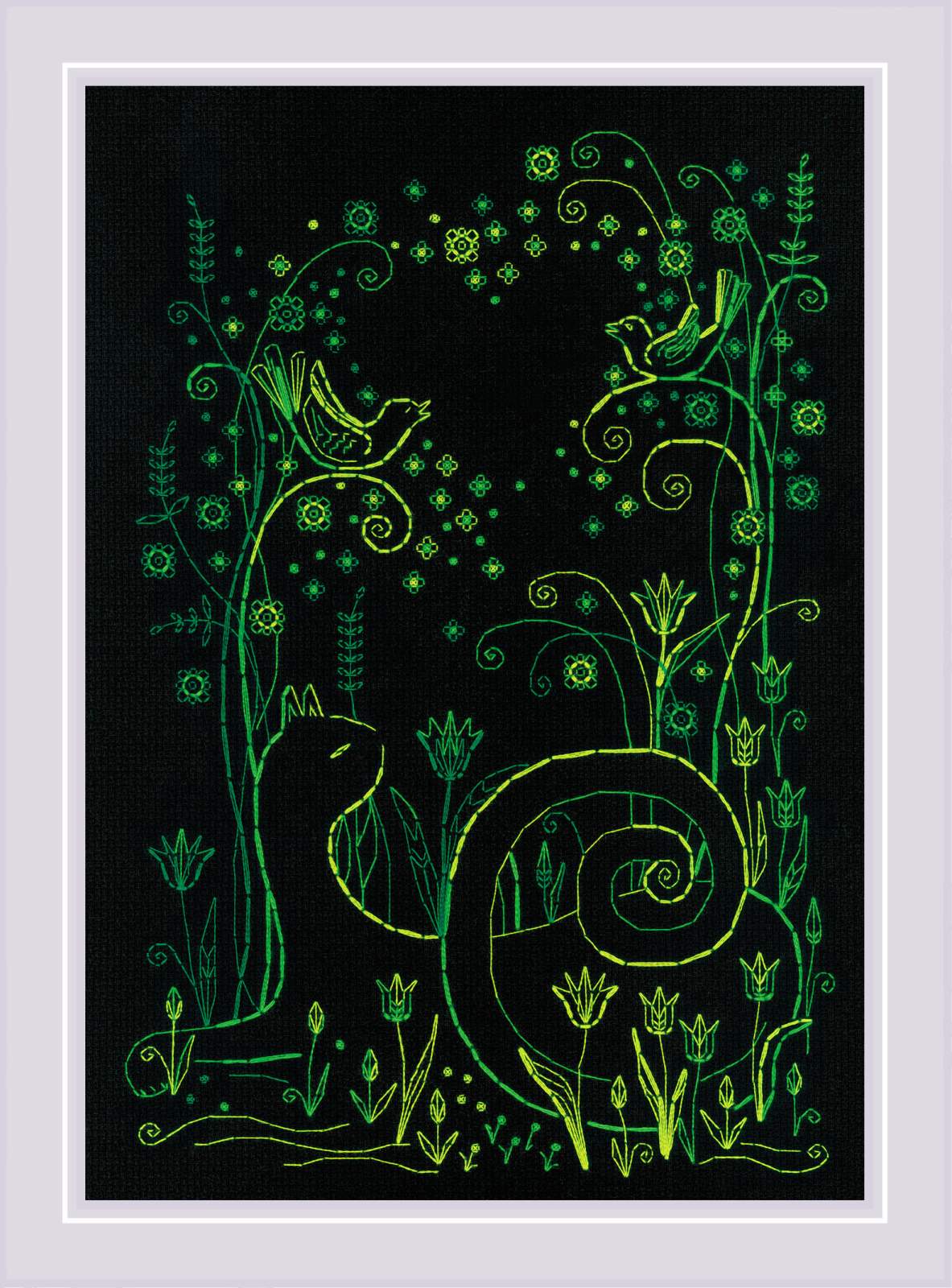 Cats - Spring Melody - Cross Stitch Kit