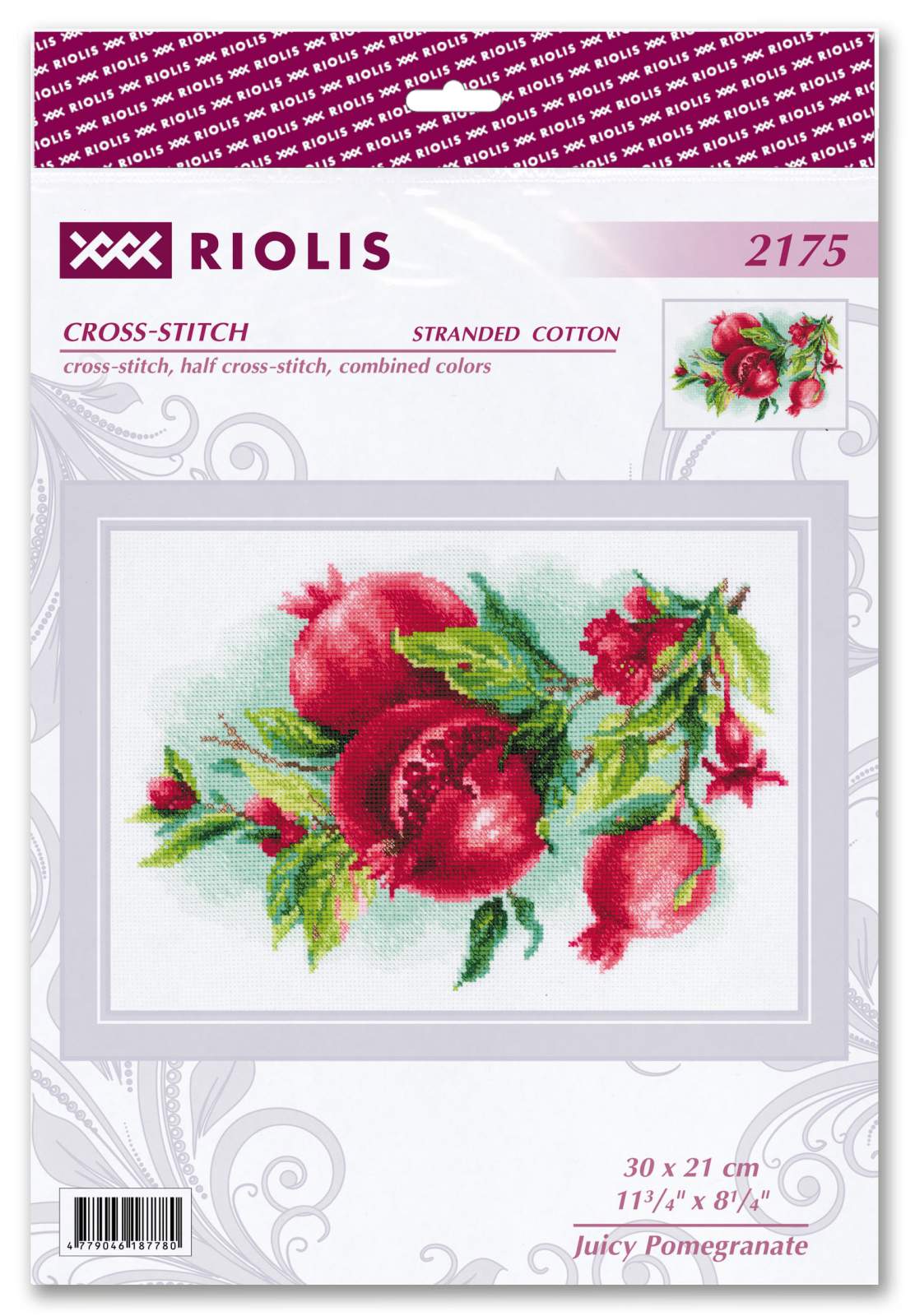 Juicy Pomegranate - Cross Stitch Kit
