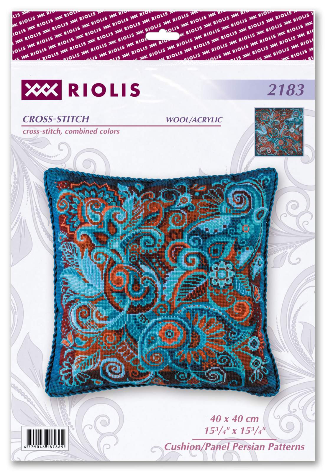 Cushion/Panel Persian Patterns - Cross Stitch Kit
