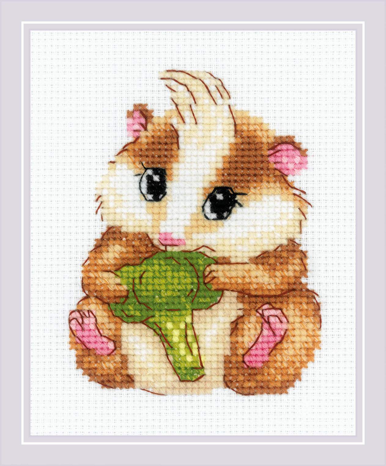 Cute Hamster - Cross Stitch Kit