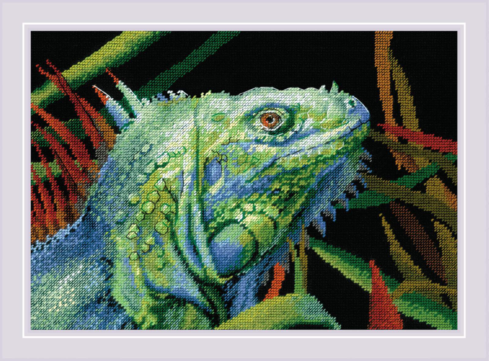 Iguana - Cross Stitch Kit