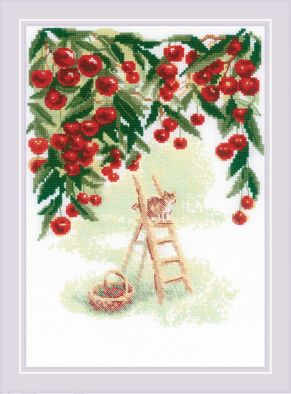 Cherry Garden - Cross Stitch Kit