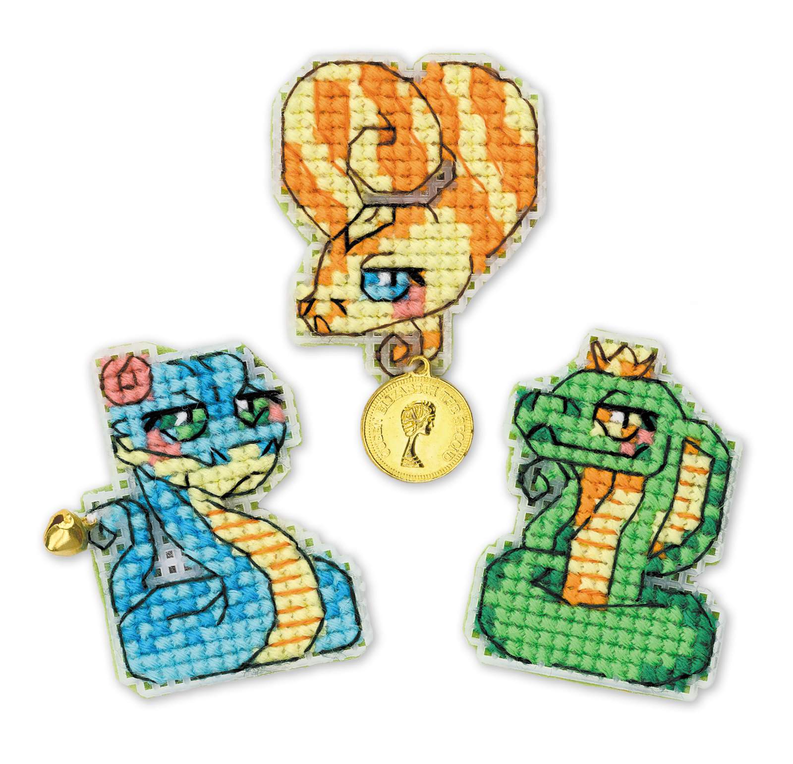 Snakelets - Cross Stitch Kit