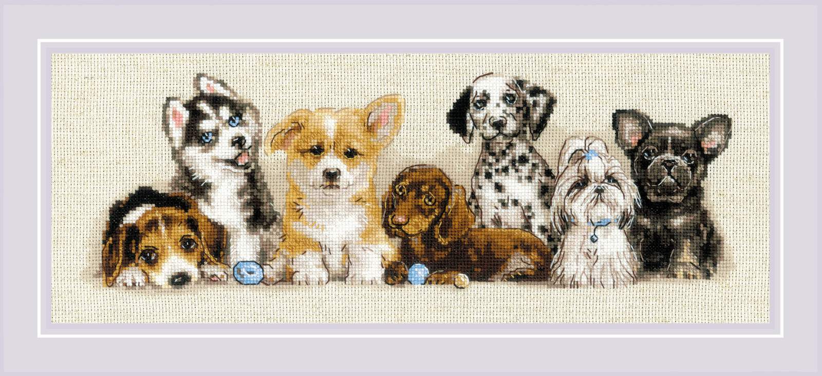 Puppies - Cross Stitch Kit