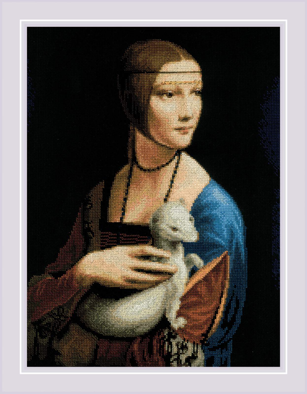 Lady with an Ermine - Cross Stitch Kit