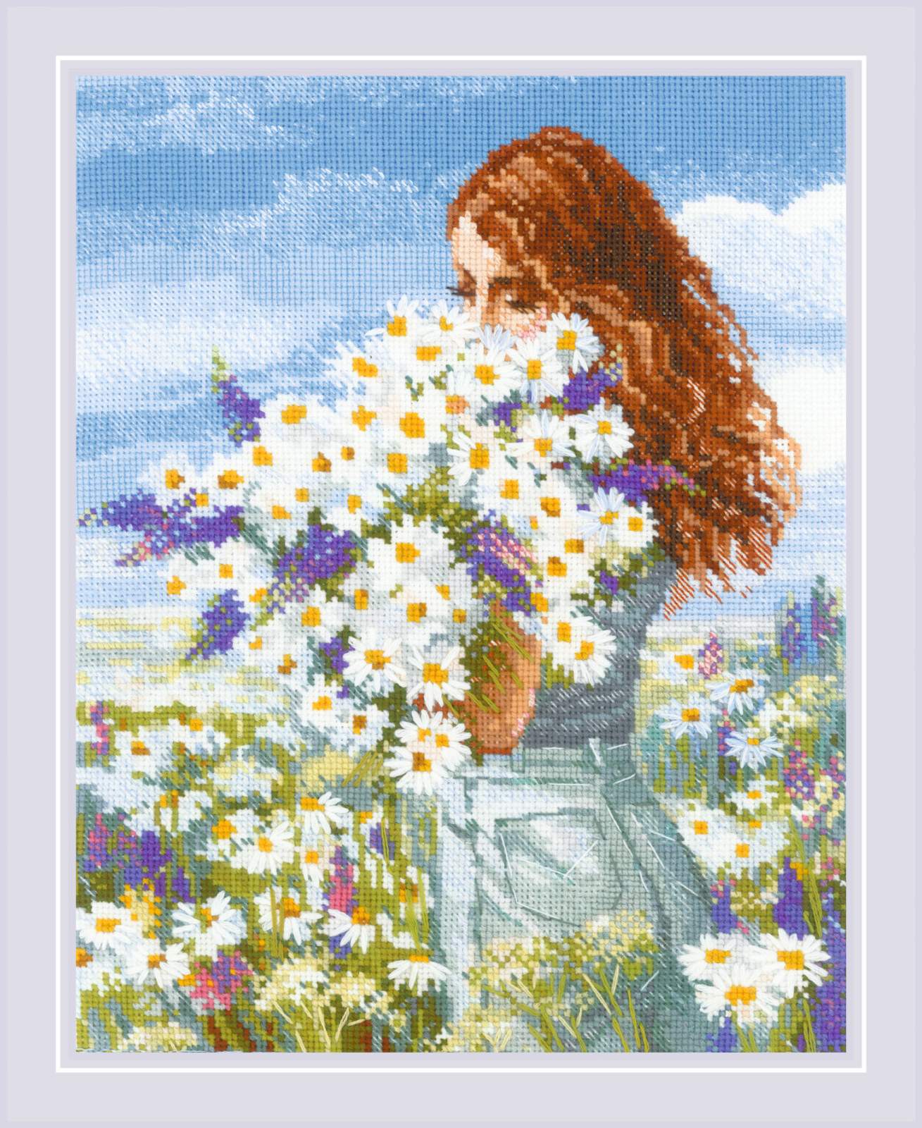 Chamomile Happiness - Cross Stitch Kit