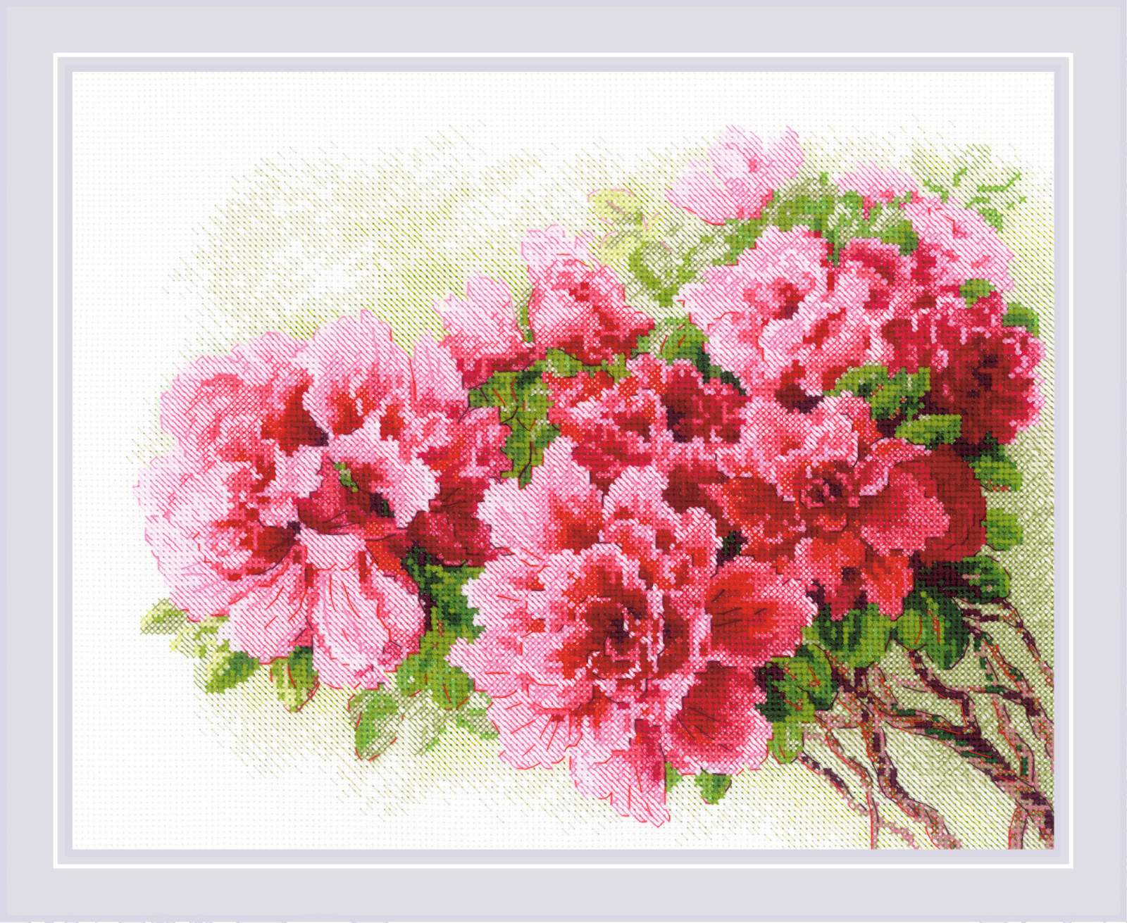Gorgeous Azalea - Cross Stitch Kit
