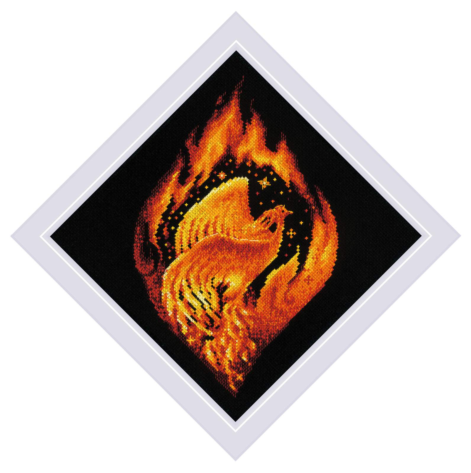 Flaming Phoenix - Cross Stitch Kit