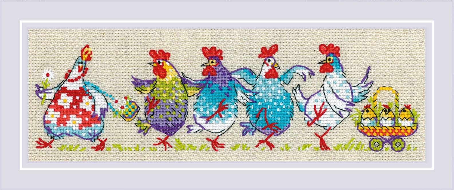 Cluck-cluck - Cross Stitch Kit