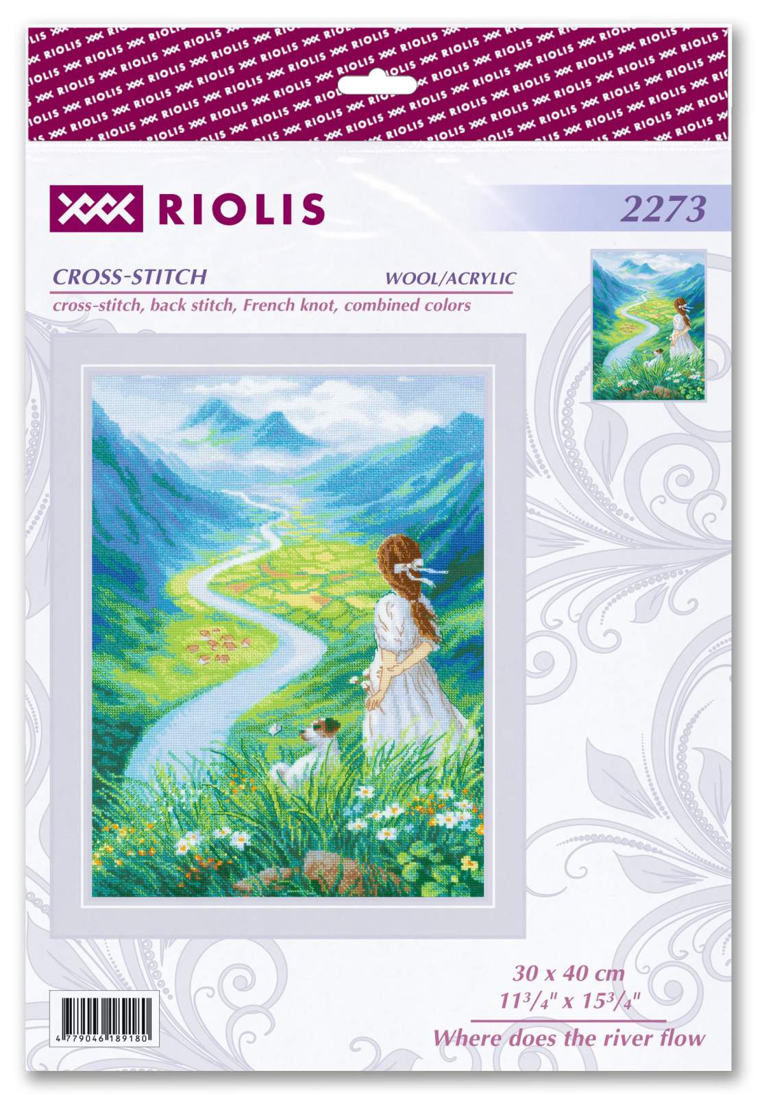 Where Does the River Flow - Cross Stitch Kit