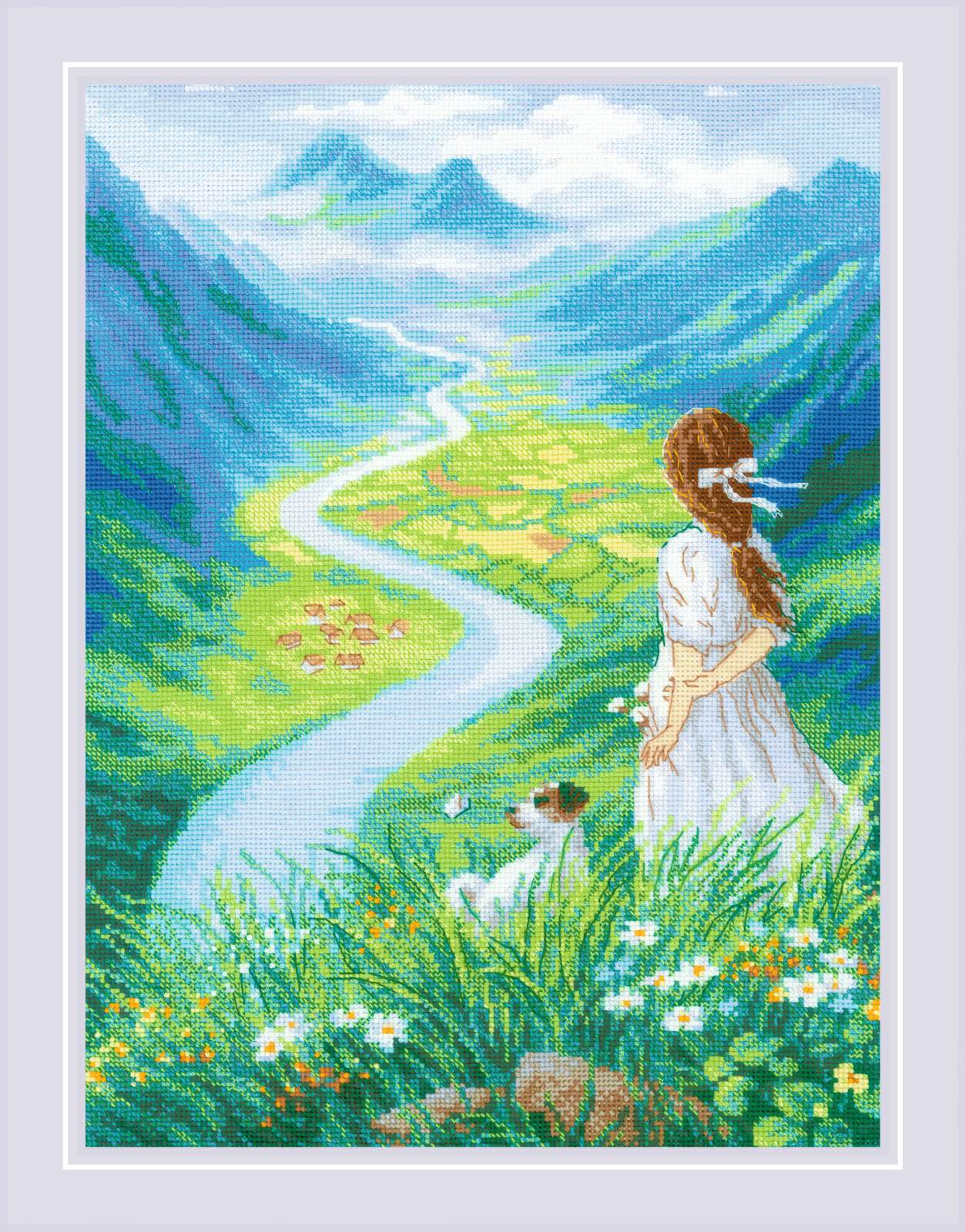 Where Does the River Flow - Cross Stitch Kit