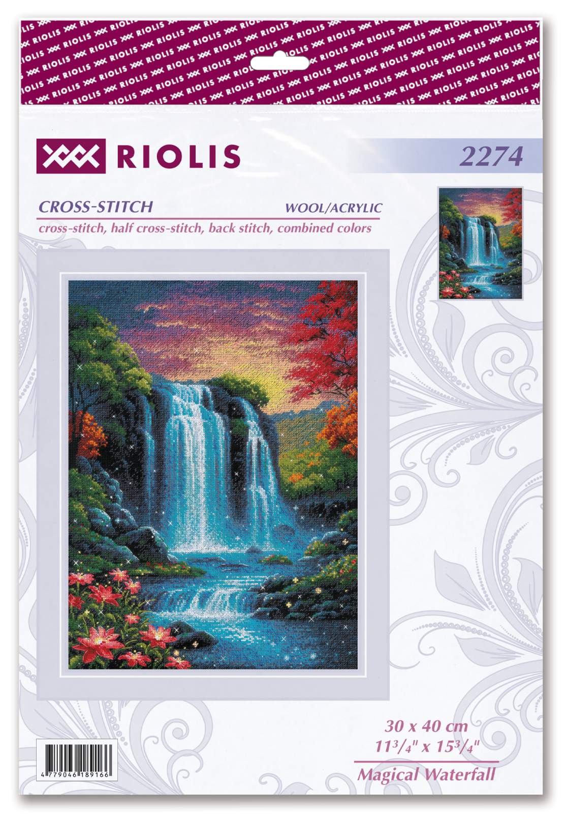 Magical Waterfall - Cross Stitch Kit