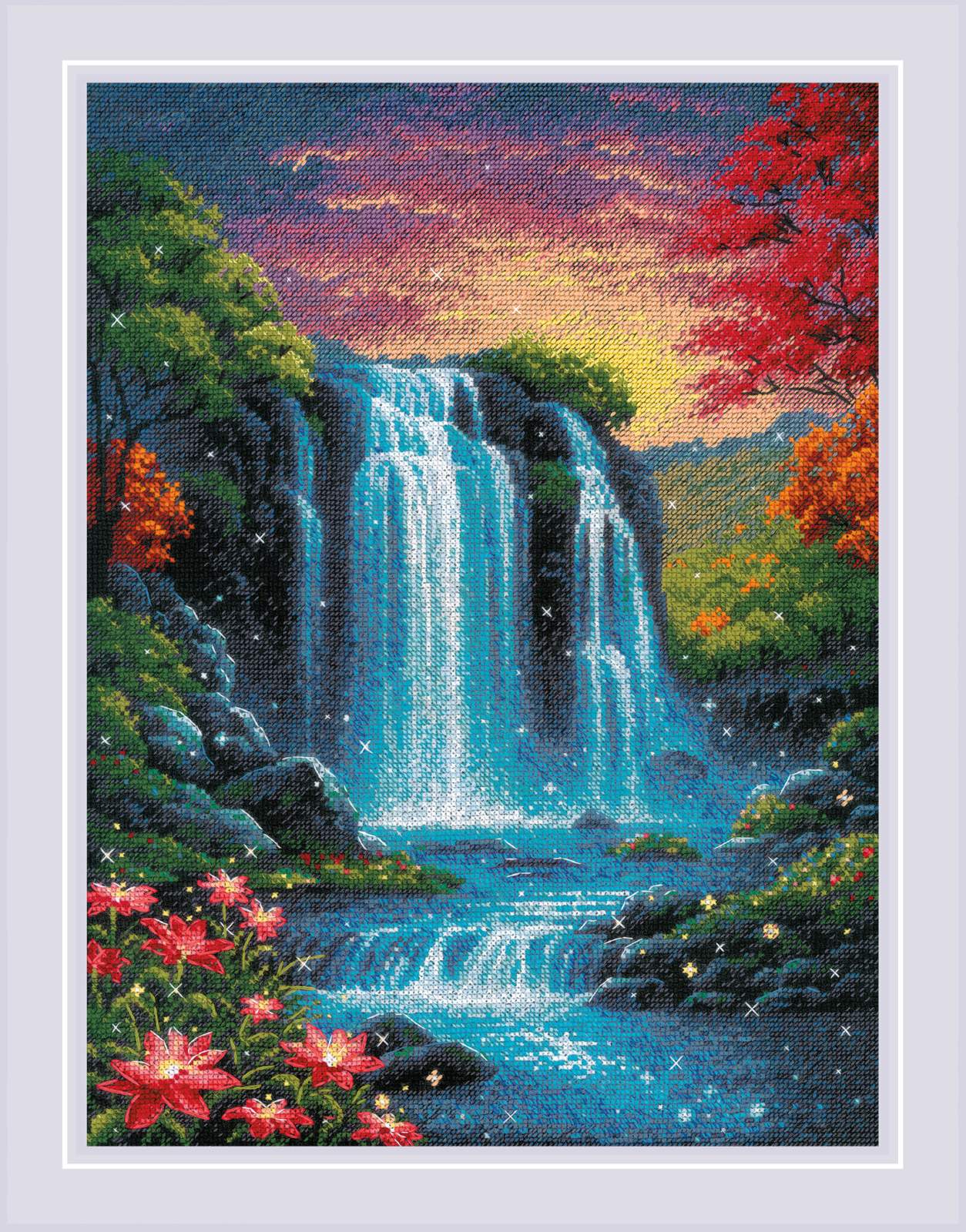 Magical Waterfall - Cross Stitch Kit